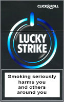 Lucky Strike Click and Roll Cigarettes pack