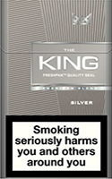 King Silver Cigarettes pack