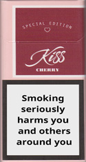 Kiss Super Slims Cherry Cigarettes pack