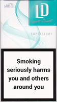 LD Super Slims Menthol Cigarettes pack