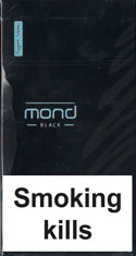 Mond Super Slim Black Cigarettes pack