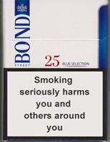 Bond Street Blue Selection 25 Cigarettes pack