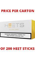 IQOS HEETS Yellow Cigarettes pack