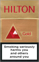 Hilton Gold Cigarettes pack