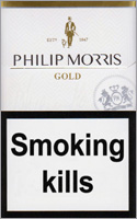 Philip Morris Gold Cigarettes pack